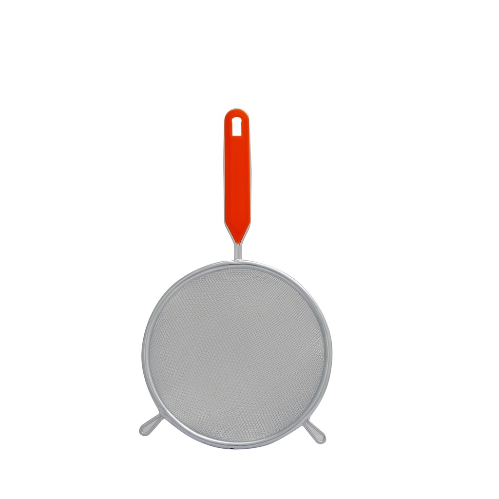 COLADOR CROMADO CON MANGO DE PLÁSTICO 14 cm - 022-006-014