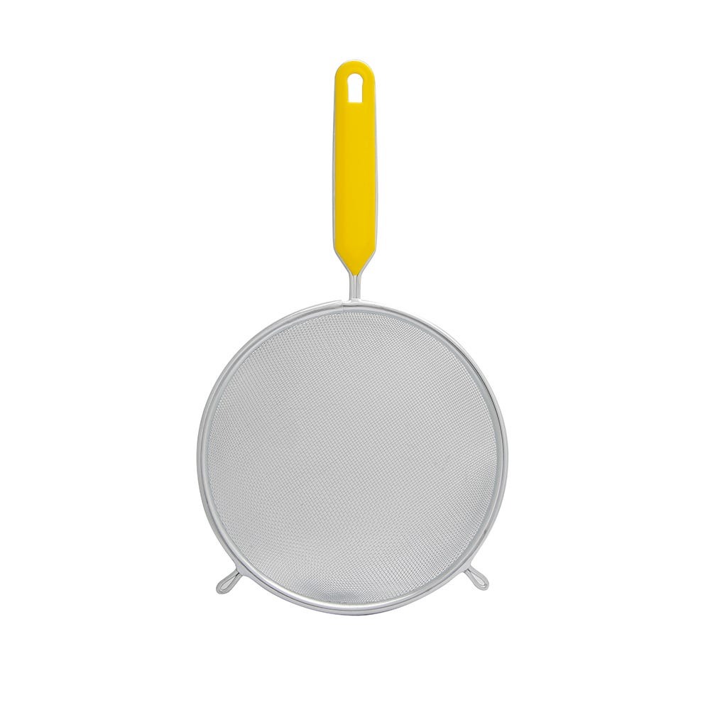 COLADOR CROMADO CON MANGO DE PLÁSTICO 18 cm - 022-006-018