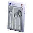 JUEGO DE 16 CUBIERTOS COLECCIÓN LISA DE A.I. - 002300