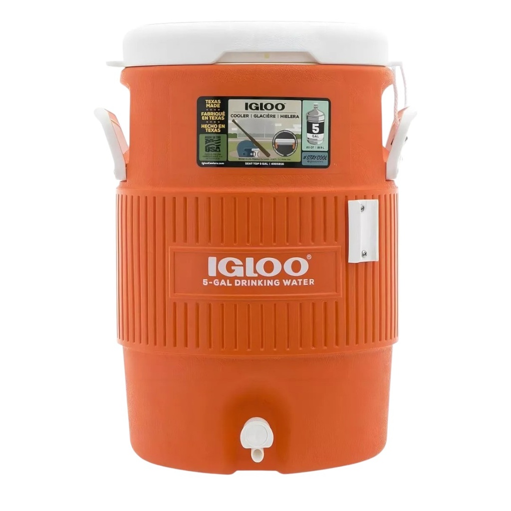TERMO IGLOO NARANJA DE 5 GALONES - 42253