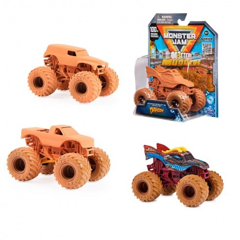 MONSTER JAM VEHICULOS MISTERY MUDDERS - 6065345