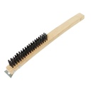 CEPILLO DE ALAMBRE CON RASPADOR 14" - WDBS014