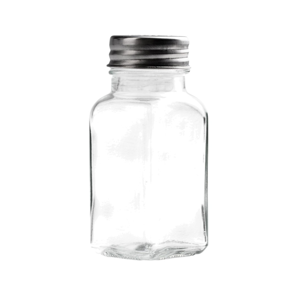 SALERO DE VIDRIO CUADRADO 60 ml - HG186C32