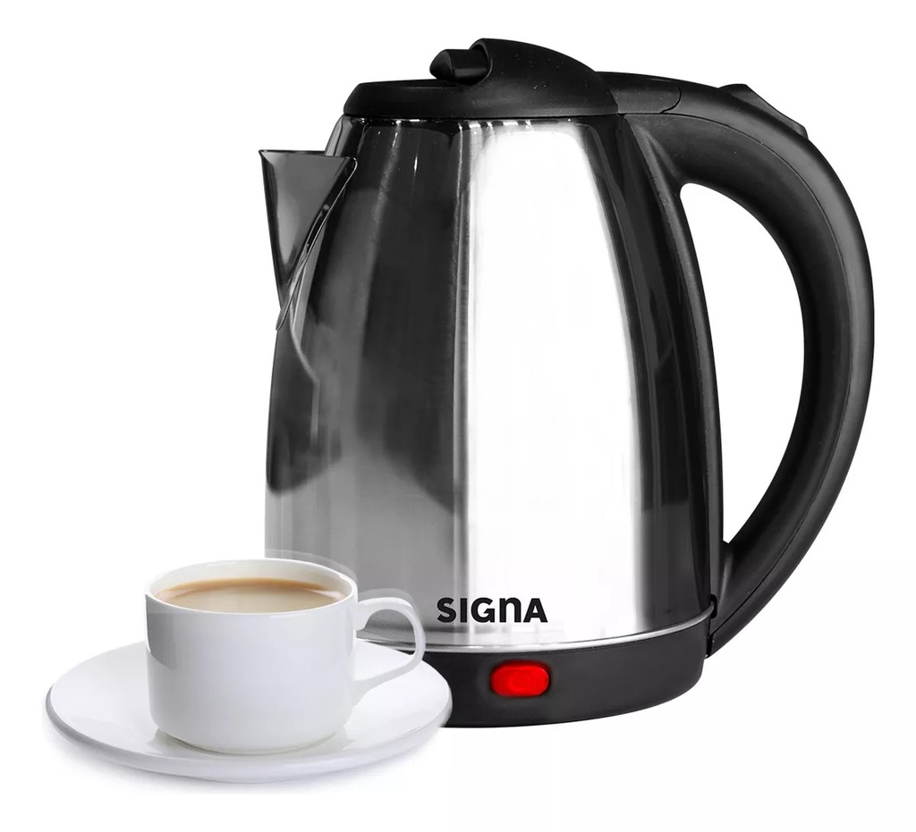 CAFETERA TETERA ELÉCTRICA DE ACERO INOXIDABLE 1000W DE 1.8 LITROS - EL8C5
