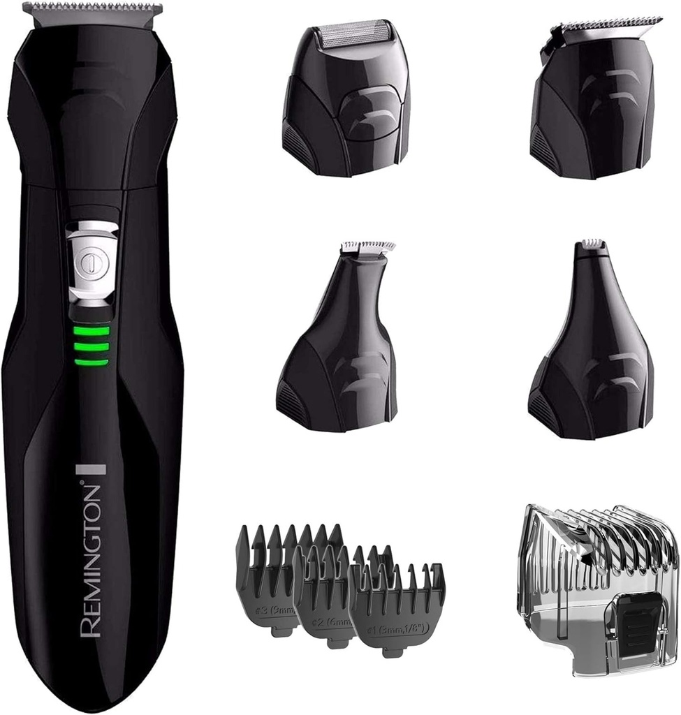 RASURADORA REMINGTON KIT PARA VELLO FACIAL CON BASE - PG6020B(110) F