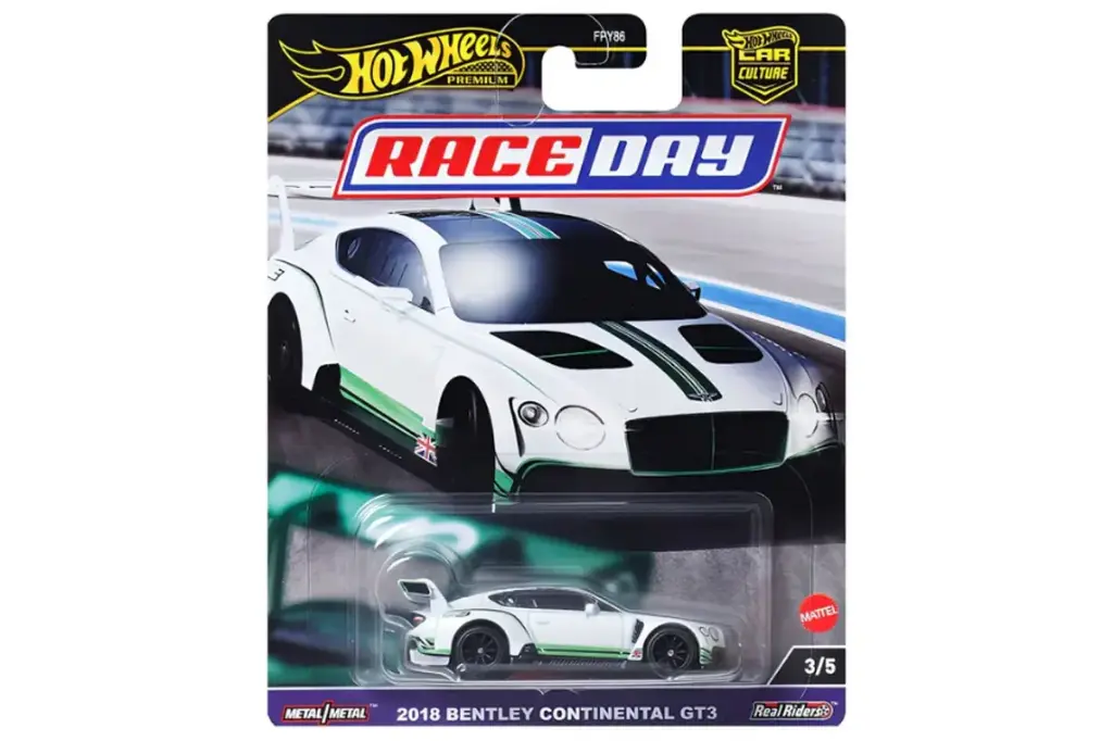 HW PREMIUM POP CULTURE RACE DAY 2018 BENTLEY CONTINENTAL GT3 M/M RR - HRV93