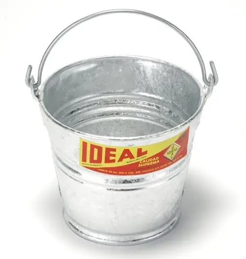 CUBETA GALVANIZADA IDEAL #14