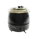 CALDERO BRUJA SOPA ELECTRICA NEGRA ACERO INOXIDABLE 10.5 QT - SEJ35000C