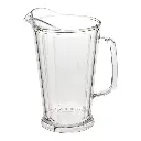 JARRA PARA AGUA CÓNICA TRANSPARENTE DE POLICARBONATO 1.8 L / 64oz - DS1805