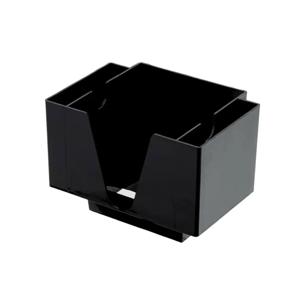 ORGANIZADOR PARA BAR TIPO CADY NEGRO DE 3 DIVISIONES (19 x 14 cm) - DS1512