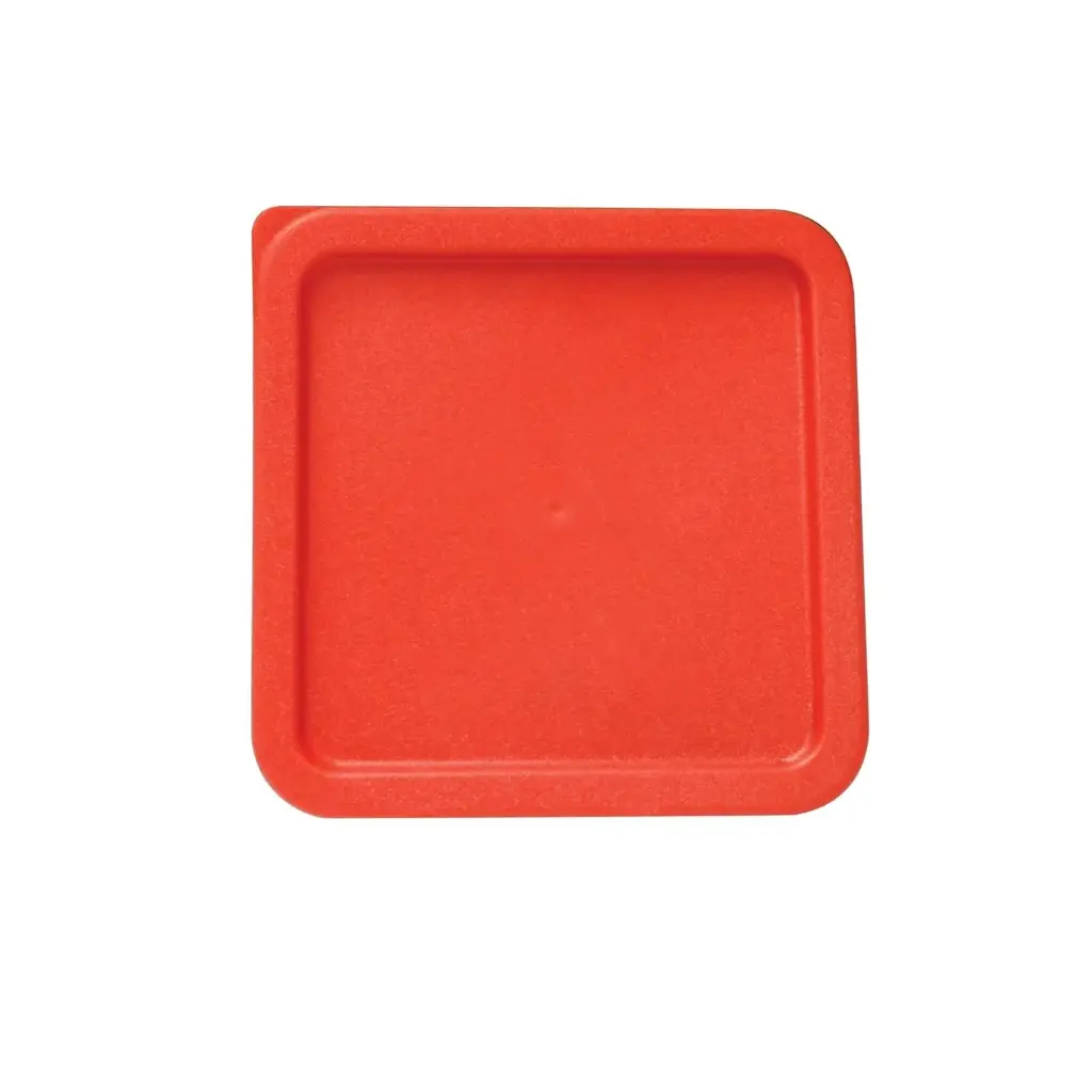 TAPA PARA CONTENEDOR CUADRADO ROJA DE 6 y 8 QT - DS5051 / PLSFT0608C