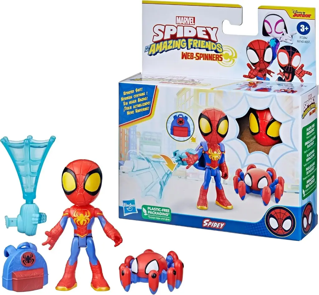 MARVEL FIGURA SPIDEY WEB SPINNERS - F7256