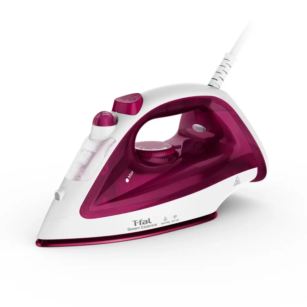 PLANCHA DE VAPOR T-FAL STEAM ESSENCIAL ROSA - FV1052X0