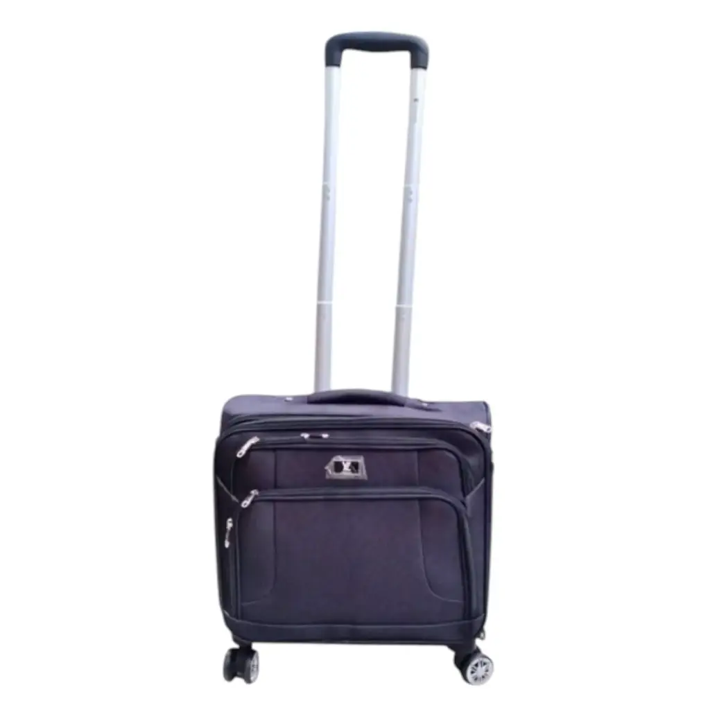 MALETA EJECUTIVA DE TELA CON 2 LLANTAS 20"