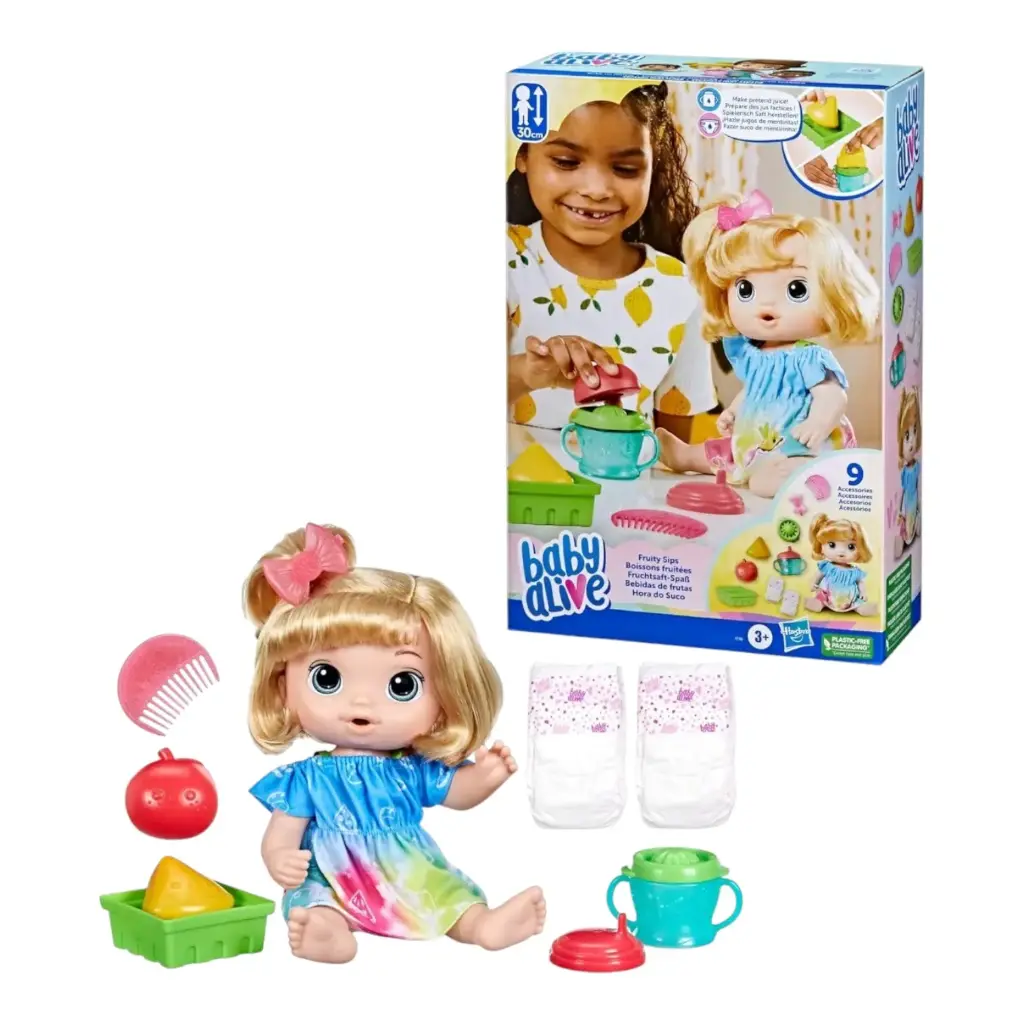 BABY ALIVE BEBIDAS DE FRUTAS - F7356