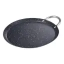 COMAL DE ACERO INOXIDABLE Y MARMOL DE 29 cm - Y206-CMN29