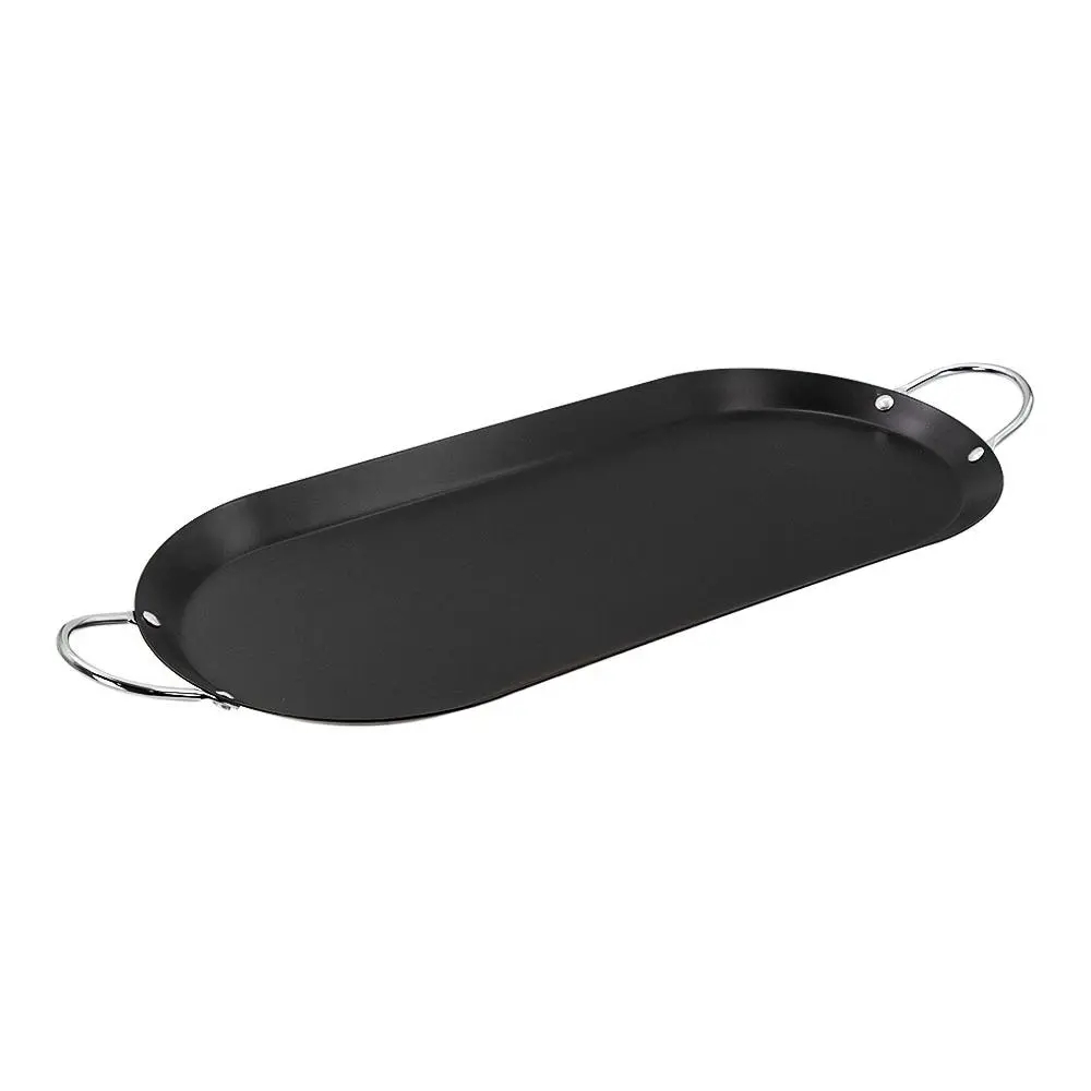 COMAL OVALADO DE ACERO AL CARBÓN CON ANTIAHDERENTE 52 cm - 042-701-044