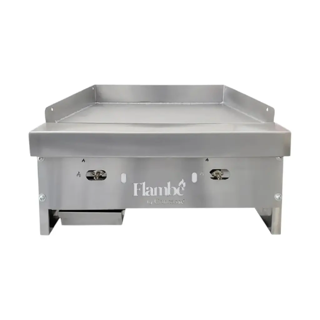PLANCHA FLAMBE DE A.I. DE 2 QUEMADORES 24" / 60,000 BTU - EPAF2X24