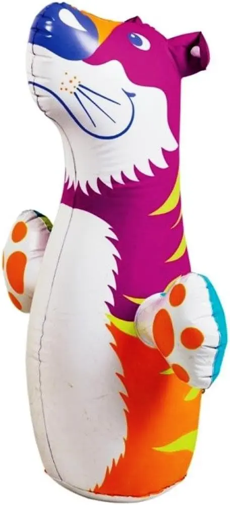 PUNCHING BAG INFLABLE TIGRE ROSA DE 98 cm - 44669NP
