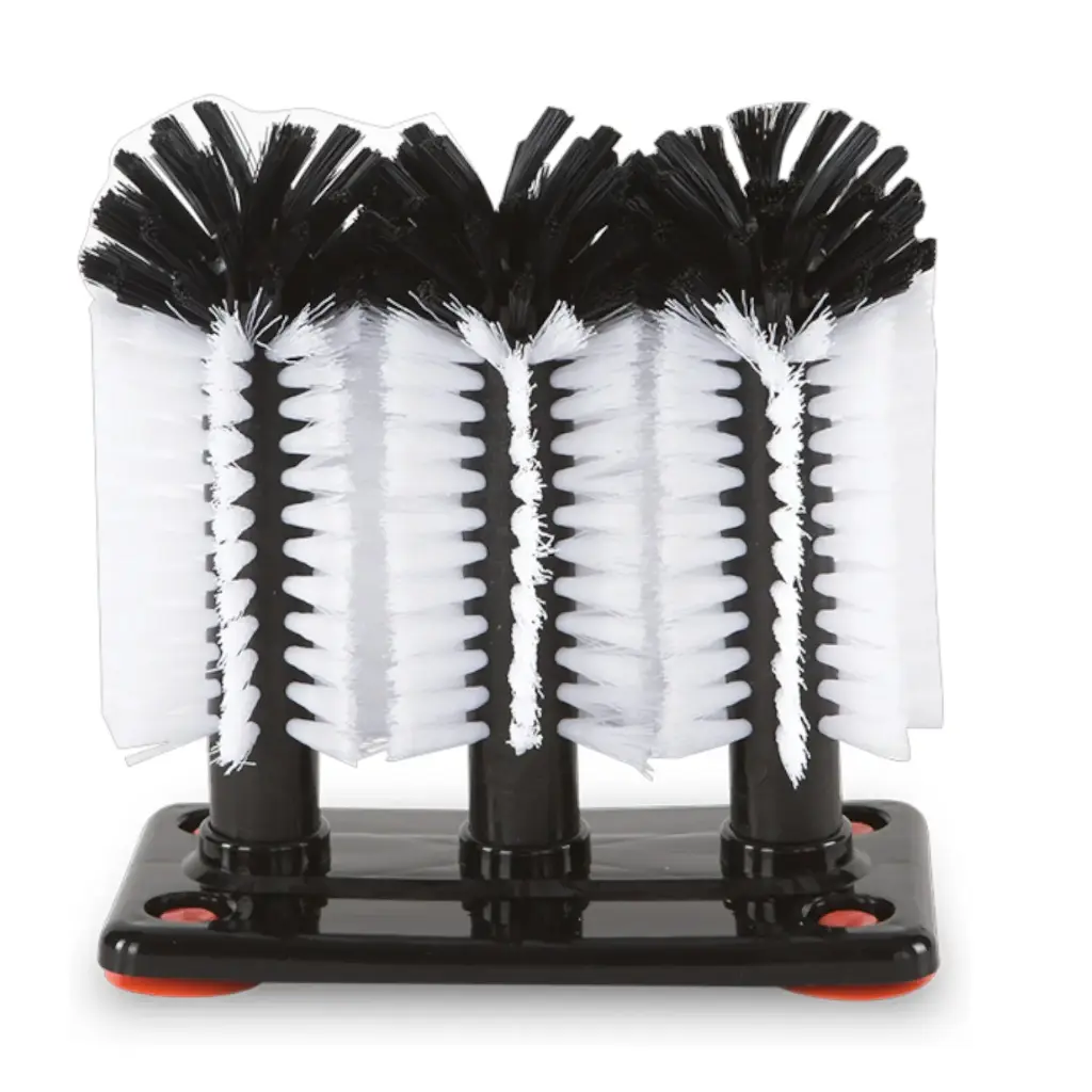 CEPILLO TRIPLE PARA VASO CON VENTOSAS - MCBARC03