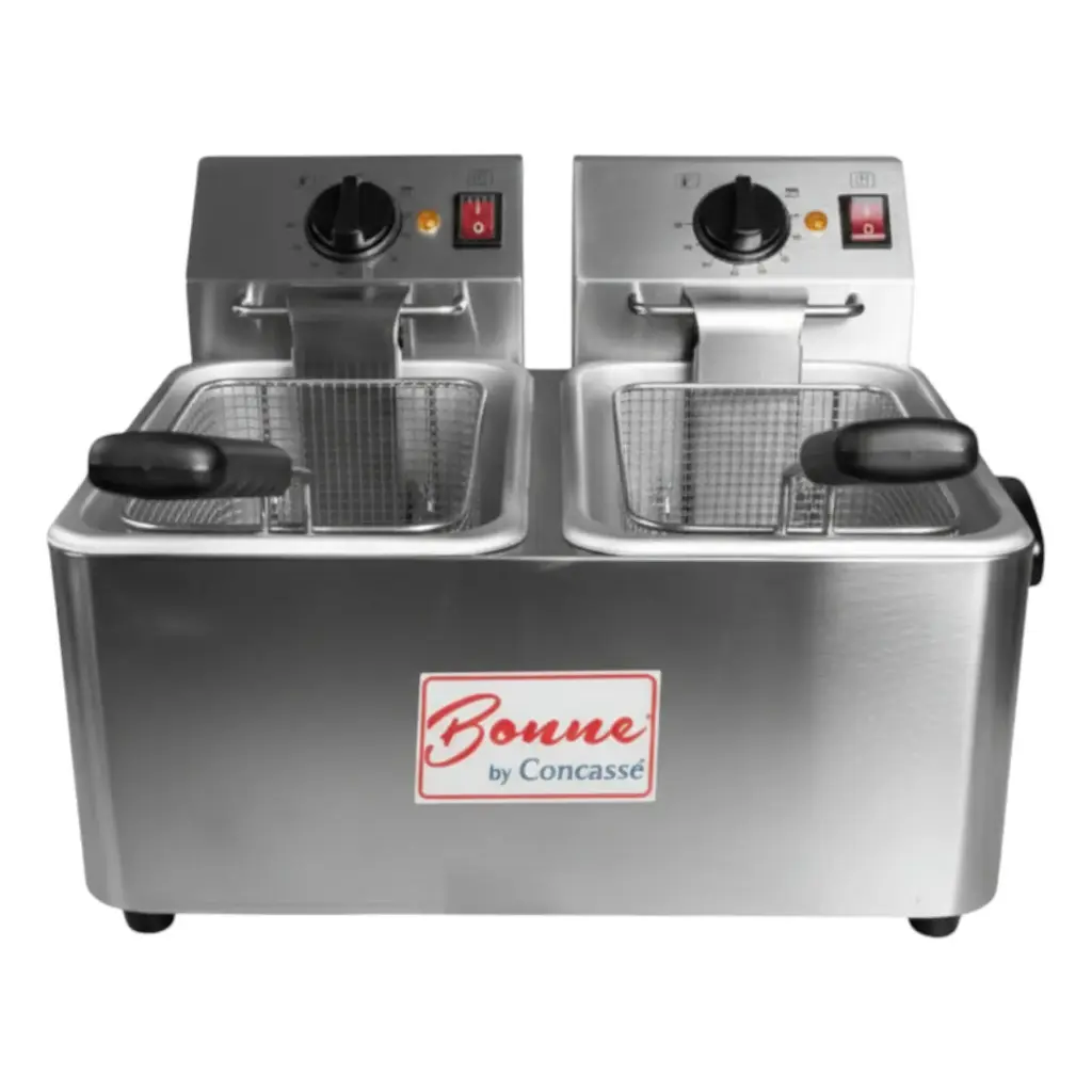 [067602] FREIDORA ELÉCTRICA DE MESA DE 2 CANASTILLAS DE 4 LTS CADA UNA - EFREF2X4E