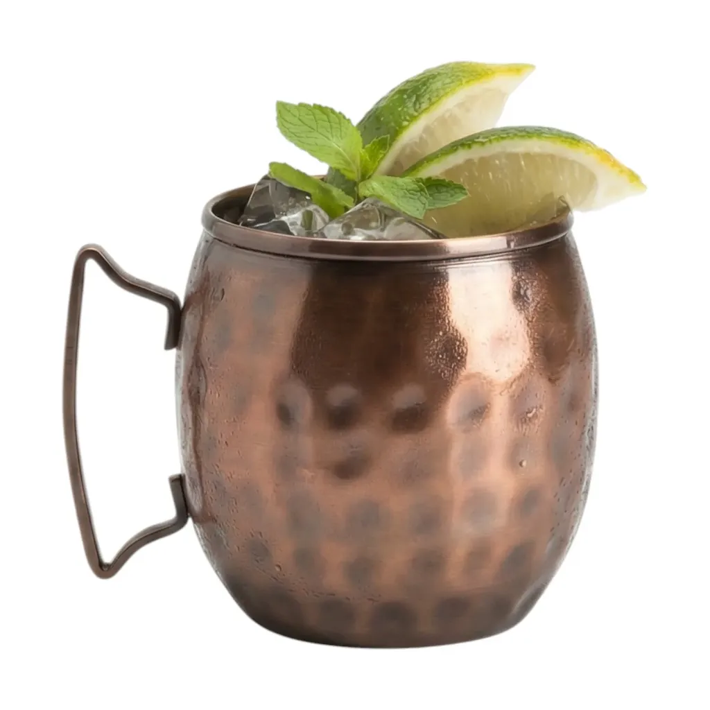 TAZA MOSCOW MULE RESERVE BY LIBBEY COBRE MARTILLADO Y ENVEJECIDO 14 oz / 414 ml #MM-100 - 9353256