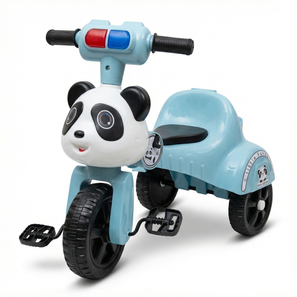 [068110] TRICICLO PANDA ROJO / AZUL / VERDE 75x54x44 cm - TY363664