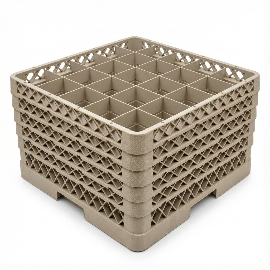 [068270] CANASTILLA ENTERA TRAEX PARA 25 COPAS / VASOS 30 x 50 x 50 cm - TR-6