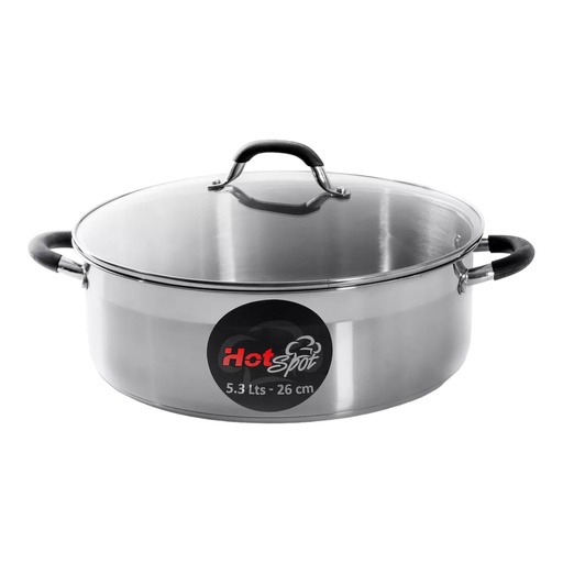 [050824] ARROCERA DE ACERO INOXIDABLE 26cm / 5.3 L - Z527