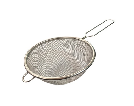 [060309] COLADOR DE ACERO INOXIDABLE CON MALLA SENCILLA 20 cm - 022-002-005