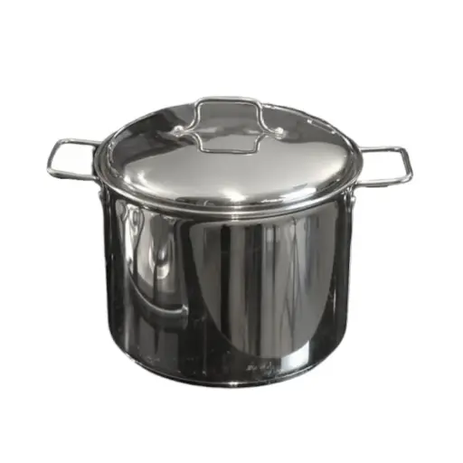 [060683] OLLA RECTA ACERO INOXIDABLE TRICAPA DE INDUCCIÓN 13 L - IU-13L