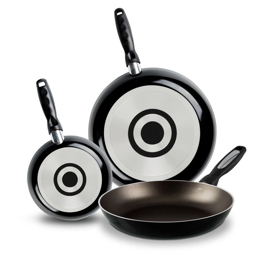 [058031] SET 3 SARTENES 20/24/30 NEGRO