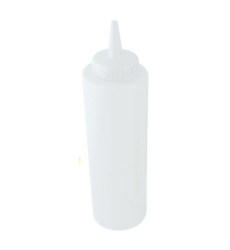 [058972] BOTELLA DISPENSADORA DE PLÁSTICO TRANSPARENTE 8 oz - 023-001-008