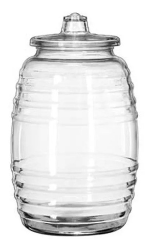 [010271] BARRIL CON TAPA DE VIDRIO LUNITA 9.2L #9606 - 1717088