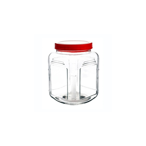 [057567] FRASCO CUADRADO DE VIDRIO 1.9L - ES005-1.9