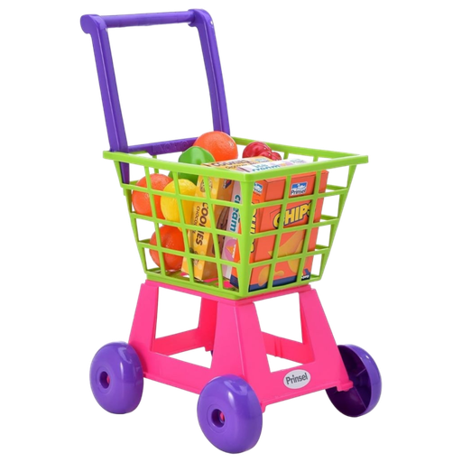[001556] SHOPPING TROLLEY SPECIAL LILA CON ROSA 2022