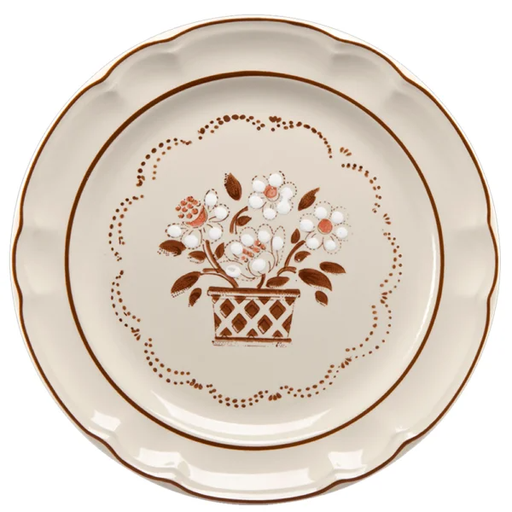 [008183] PLATO PASTEL 20cm FLOR DE OTOÑO - 3161