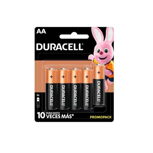 [060861] DURACELL BLISTER CON 5 PILAS AA #1500B5