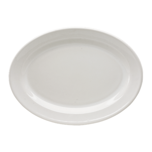 [011597] PLATO OVALADO 33cm BLANCO GLACIAL - 309047