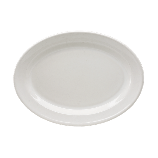 [011598] PLATO OVALADO 27cm BLANCO GLACIAL - 309048