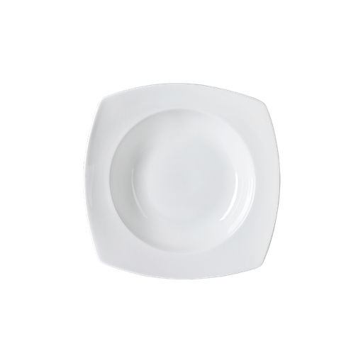 [041026] PLATO SOPERO 22cm PORCELANA ELEGANCE CUADRADA #301647