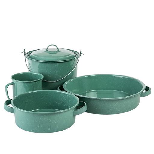 [058830] BATERIA CINSA SAN CRISTOBAL VERDE JADE DE 5 PIEZAS - 319860