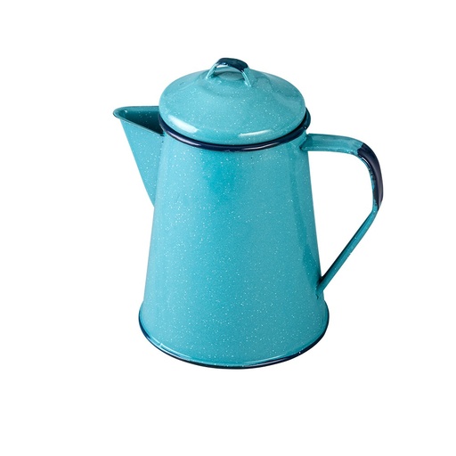 [015027] CAFETERA DE PELTRE 2 LITROS AZUL TURQUESA - 32621