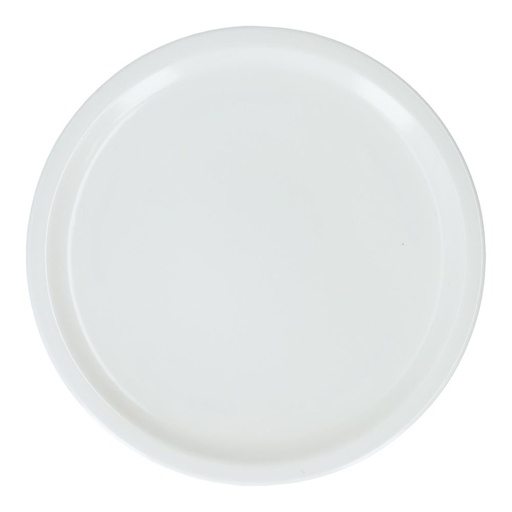 [056369] PLATO TRINCHE 10" DE MELAMINA BLANCA D09 - 004-009-107