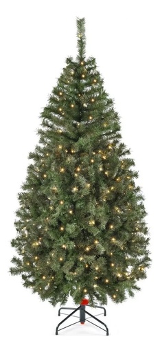 [054910] PINO VERMONT VERDE C/260 LUCES LED CALIDA #6 190cm - 336626