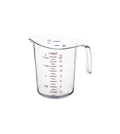 [058375] JARRA MEDIDORA DE POLICARBONATO 500 ML No 059-001-050