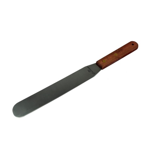 [055895] ESPATULA PASTELERA DE 8" CON MANGO DE MADERA - 020-002-002