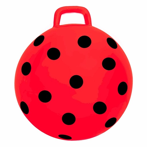 [059264] PELOTA PAYASO PVC SALTARINA POLCAS 18"