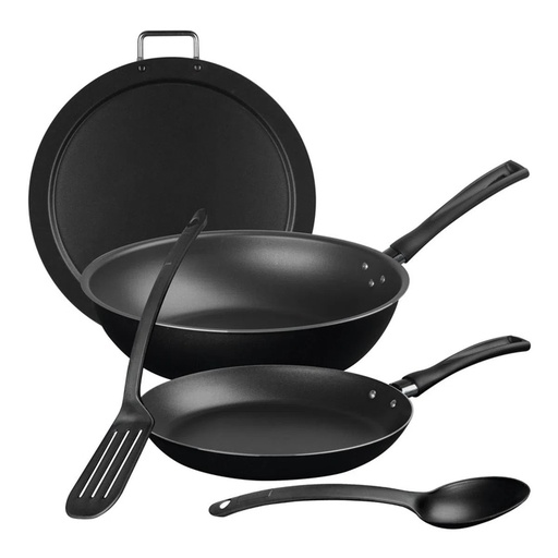 [061010] BATERÍA DE COCINA DELEITE DE 5 PIEZAS