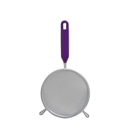 [061149] COLADOR CROMADO CON MANGO DE PLÁSTICO 12 cm - 022-006-012